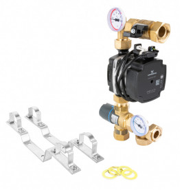 Смесительный модуль Afriso BTU 501 для теплого пола с клапаном ATM насос Grundfos UPM3 Auto 9050110