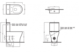 Змивний бачок Hatria Beat з нижнім підведенням води санфарфор білий YXGS01