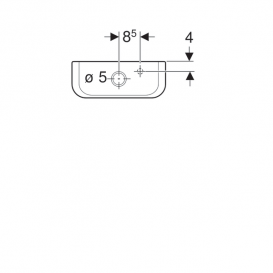 Змивний бачок зовнішнього монтажу Geberit iCon подвійний змив санфарфор білий 229420000