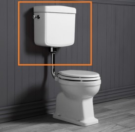 Бачок Simas Londra середній фаянс білий LO 912