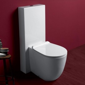 Сливной бачок для унитаза Simas Vignoni напольный фаянс белый глянцевый CT09D20