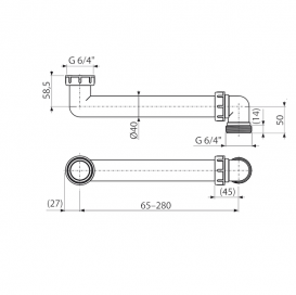 З'єднання AlcaPlast економлять простір 6/4 
