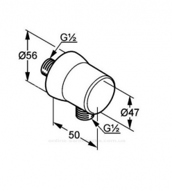 Соединение для шланга Kludi Balance хром 5206105-00