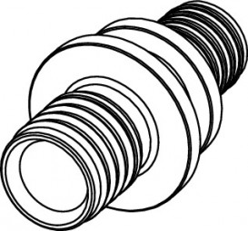 Соединение редукционное Tece TECEflex труба-труба 32x20 бронза 706606