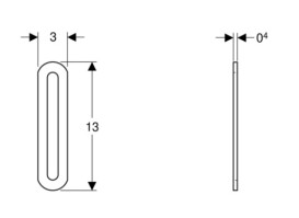 З'єднувальна накладка Geberit GIS 461.022.00.1