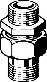 Соединительный элемент резьбовой Viega 1221 R3/4 латунь 115715