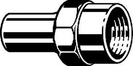 З'єднувальний елемент Viega Sanpress Inox 2312.1 42хRp1½ нержавіюча сталь 436872