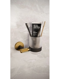 Стакан для зубных щеток Аквародос Лоренцо 9221 черный/золото АР000113374