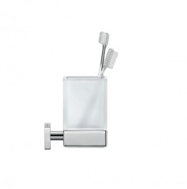Стакан для зубных щеток Duravit Karree подвесной матовое стекло/хром 0099511000