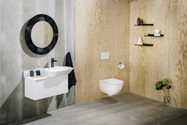 Стакан для зубных щеток Laufen Home Collection TRIO Cup керамика графит матовый H8777747580001