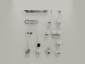 Склянка для зубних щіток Ravak Chrome II CR II 210 з тримачем хром глянсовий X07P1364