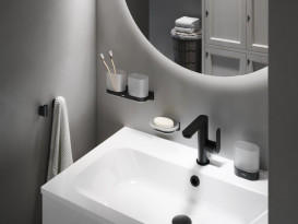 Склянка для зубних щіток Ravak Chrome II CR II 211 чорний матовий X07P1379