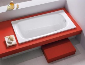 Стальная ванна Jika Tanza прямоугольная 160х70 см белый H2251900000001