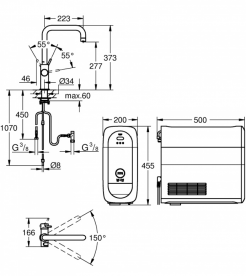 Стартовый комплект Grohe Blue Home 31456001