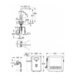 Стартовий комплект Grohe Blue Professional 31326002