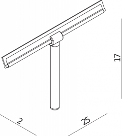 Склоочисник для душових кабін Jika Mio хром H2947120040001