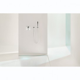 Стеклянная панель TECE TECEdrainlinе с решеткой для слива 120 см белый 601291