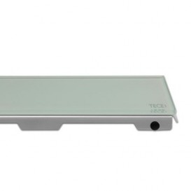 Стеклянная панель TECE TECEdrainlinе с решеткой для слива 150 см зеленый 601590