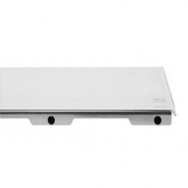 Стеклянная панель TECE TECEdrainlinе с решеткой для слива 150 см белый 601591