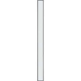 Стеклянная панель TECE TECEdrainlinе с решеткой для слива 150 см белый 601591