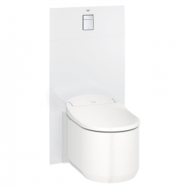 Скляний модуль для унітазу з панеллю змиву Grohe Skate Cosmopolitan білий 39374LS0