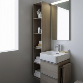 Стеллаж для ванной Laufen Space 30х29,4х170 см HPL светлый орех H4109001601011