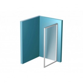 Стенка для душевой кабины Ravak Blix BLPS-90 профиль сатин стекло transparent 9BH70U00Z1