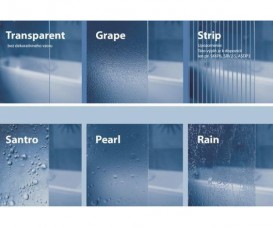 Стенка для душевой кабины Ravak Chrome CPS-90 профиль сатин прозрачное стекло 9QV70U00Z1