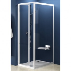 Стінка для душової кабіни Ravak Supernova PSS-75 білий профіль скло transparent 94030100Z1