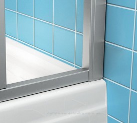 Стінка для душової кабіни Ravak Supernova APSS-90 профіль сатин скло grape 94070U02ZG