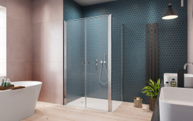 Стенка душевая боковая Radaway Eos S3 75 хром/прозрачное стекло 13799449-01