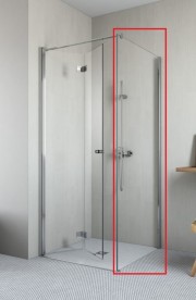 Стенка душевая боковая Radaway Fuenta New/Essenza New S1 110 хром/прозрачное стекло 384053-01-01