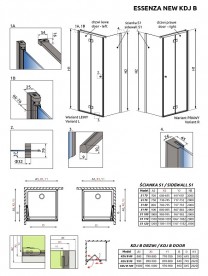 Стенка душевая боковая Radaway Fuenta New/Essenza New S1 100 хром/прозрачное стекло 384052-01-01