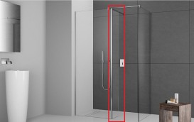 Стенка душевая боковая Radaway Walk-in Modo SW 30 хром прозрачное стекло 388000-01-01