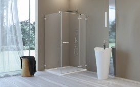 Стенка душевая фронтальная Radaway Arta KDJ II 423 правая хром прозрачное стекло 386045-03-01R