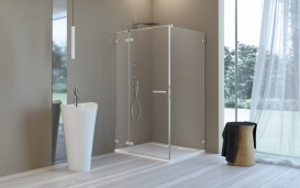 Стенка душевая фронтальная Radaway Arta KDJ II 223 левая хром прозрачное стекло 386040-03-01L