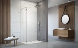 Стенка душевая фронтальная Radaway Arta Walk-in W3 130 хром прозрачное стекло 386213-03-01