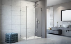 Стінка душова фронтальна Radaway Arta KDS II 615 хром прозоре скло 386106-03-01