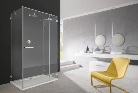 Стенка душевая фронтальная Radaway Euphoria KDJ+S Front Wall 321 правая хром прозрачное стекло 383220-01R