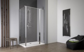 Стінка душова Radaway EOS II S2 70 ліва профіль хром прозоре скло 3799428-01L