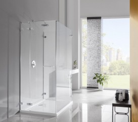 Стенка душевая Radaway Euphoria S3 75 хром прозрачное стекло 383058-01