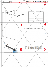 Стінка душова Radaway Modo X I Black Factory Walk-in 130 см чорний/скло Factory 388334-54-57