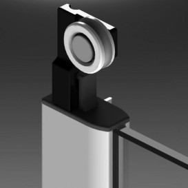 Стенка душевая Radaway Treviso S 75 профиль хром коричневое стекло 32433-01-08N