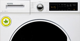 Стиральная машина с сушкой Vestel 8 кг/6 кг 1400 об/мин белый WD814T2