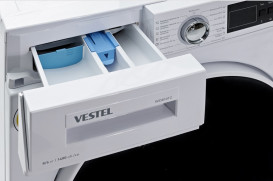 Стиральная машина с сушкой Vestel 8 кг/6 кг 1400 об/мин белый WD814T2