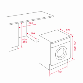 Стиральная машина встраиваемая Teka LI5 1080 8 кг 1000 об/мин 40830051