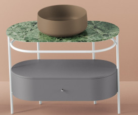 Столешница для консоли ArtCeram Flair 4.0 керамика verde issogne TFA010 93