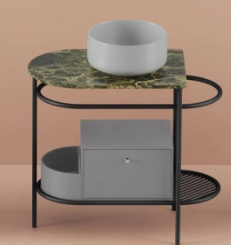 Столешница для консоли ArtCeram Flair 3.0 керамика emperador TFA009 92