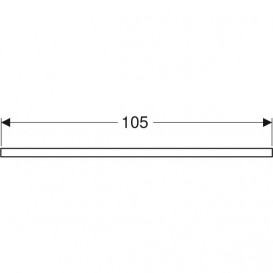 Стільниця Geberit One 105x3x47 см ДСП лава матовий 505.274.00.3