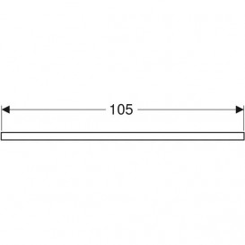 Столешница Geberit One 105x3x47 см ДСП песочно-серый глянцевый 505.284.00.4